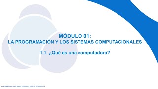 CodedArena Academy | ¿Sabes qué es una computadora
