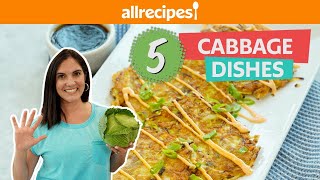 Make 5 Cabbage Dishes from 1 Head of Cabbage | Cabbage Soup, Cabbage Rolls, Cabbage Pancakes &amp; More!