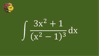 3rd method to evaluate the indefinite integral using a unique technique (Mis-2220AA)