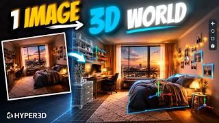 I Turned ONE Image Into an Entire 3D World 🤯 | Hyper3D WorldGen