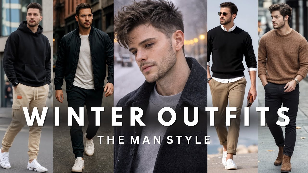 Идеи зимних образов для мужчин | Лучшие идеи мужской моды | Зимняя мода для мужчин