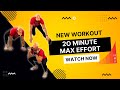 20 minute max effort workout