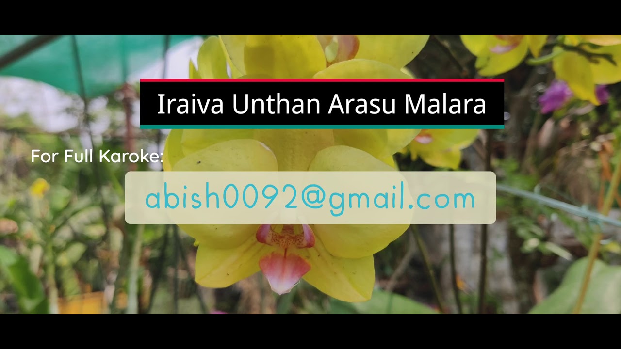 Iraiva Unthan Arasu Malara Catholic song Karoke Entrance song Tamil Christian song