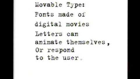 LettError Movable Type, 1995