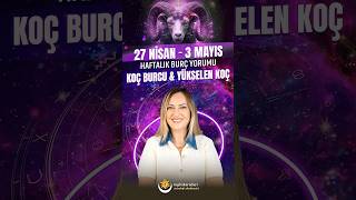 27 Nisan - 3 Mayıs Koç Burcu ve Yükselen Koç Haftalık Burç Yorumları | Tuğba Karadayı