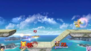 Captain Falcon reads himself a bedtime story