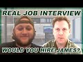 Sample Job Interview. Real Interview Example.