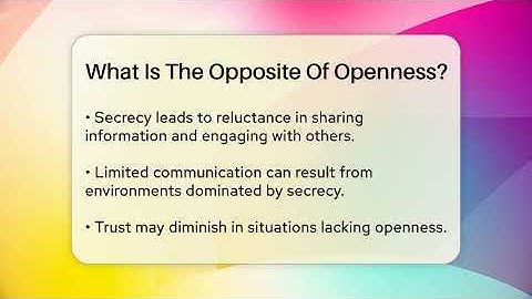 What Is The Opposite Of Openness? - The Personal Growth Path