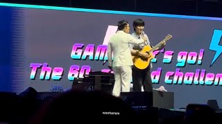 240309 Chanyeol - Games + Guitar Singing "Inikah Cinta" + First Snow Challenge at Fancon  in Jakarta