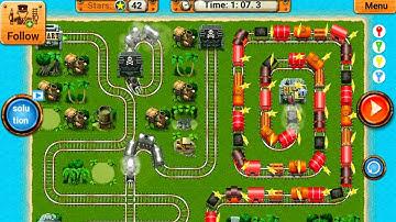 Rail Maze 2 Long Train Level - Train Game - Android Gameplay #333