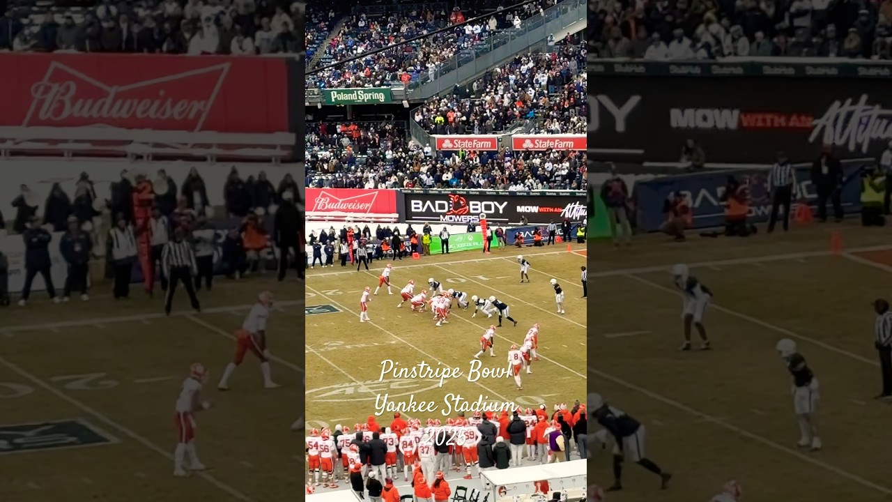 2025 Pinstripe Bowl Yankee Stadium NYC Clemson