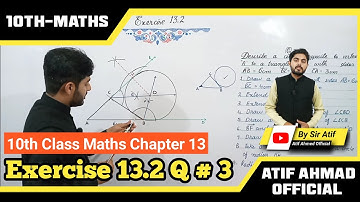 Exercise 13.2 question no 3 class 10 maths | ex 13.2 q 3 | ex 13.2 question 3 | 10th class maths