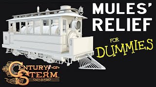 Mules Relief Century of Steam Flag Stop