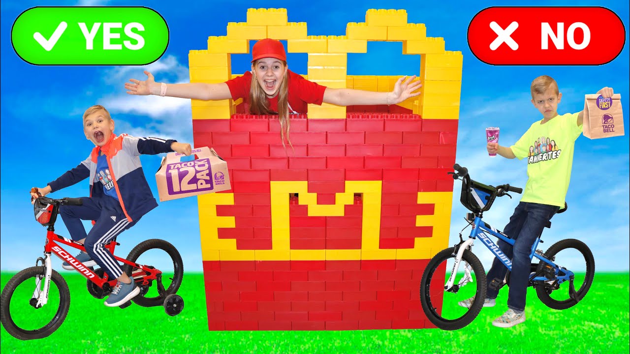 Pretend Play McDonald's Drive Thru Is OPEN! YouTube