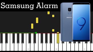 Samsung Galaxy Alarm in Synthesia Piano Morning Flower 🌸