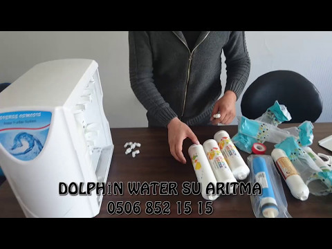 Dolphin Water Kapalı Kasa Su Arıtma Cihazı Filtre Değişimi - YouTube