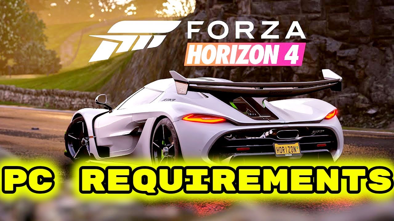 Forza Horizon 4 System Requirements STEAM YouTube