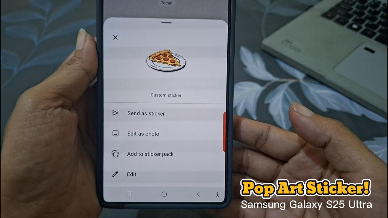 How to Create Pop Art Stickers with S Pen on Samsung Galaxy S25 Ultra