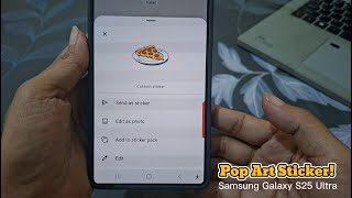 How to Create Pop Art Stickers with S Pen on Samsung Galaxy S25 Ultra screenshot 5