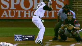 2009/07/06 Helton's RBI double