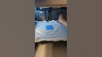 How to 3d print on fabric in 30 seconds #3dprinting #3dprintonfabric #fishscale