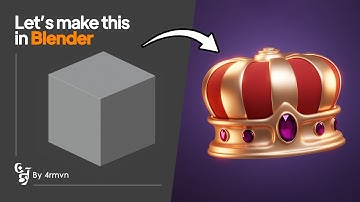 " Making a 3D Crown in Blender "