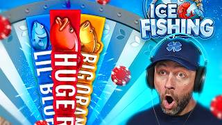 WE TRIED THE *NEW* ICE FISHING LIVE GAME & SCORED A HUGE RED FISH!! (Live Games) screenshot 4