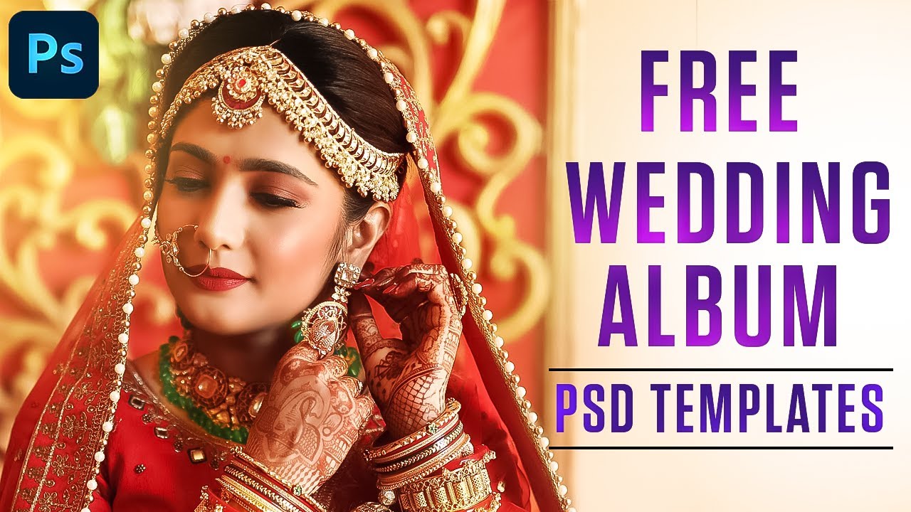 Free 12 x 36 Wedding Album PSD Templates Tutorial PTE147