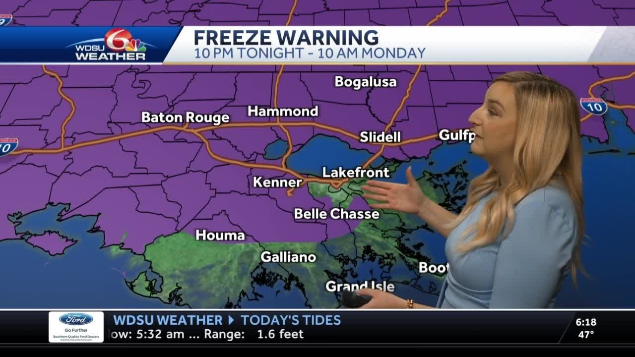 Freeze warning in effect tonight - YouTube