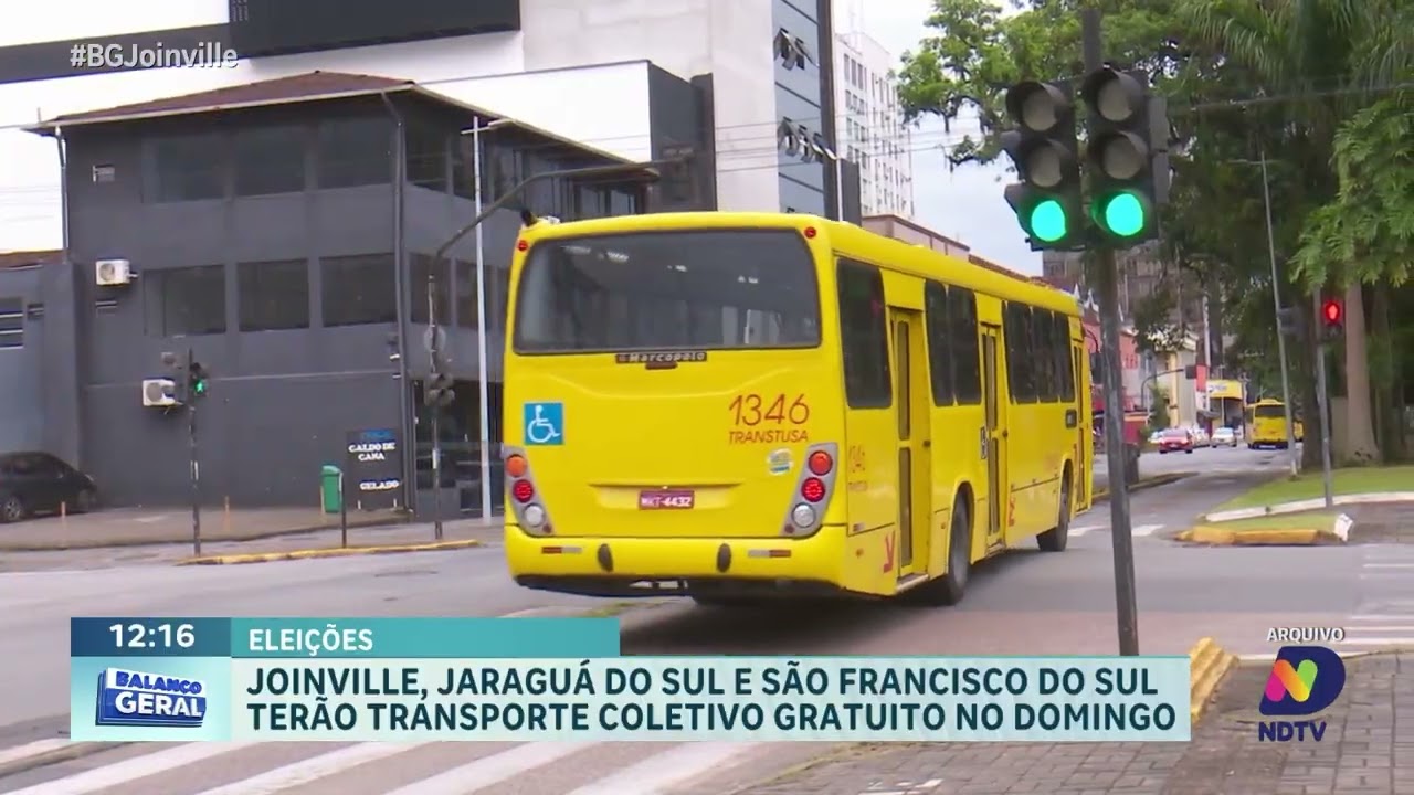 Transporte coletivo gratuito beneficia eleitores no domingo de eleições