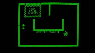 Road Race - Commodore PET 4032 - Real Hardware