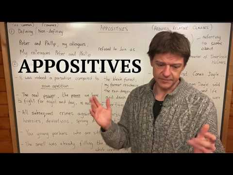 Appositives - (https://www.skype-lessons.com/courses/master-english-language)