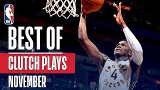 NBA's Best Clutch Plays | November 2018-19 NBA Season