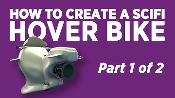 How to create a SciFi Hover Bike - Maya, 3D - Part 1 of 2
