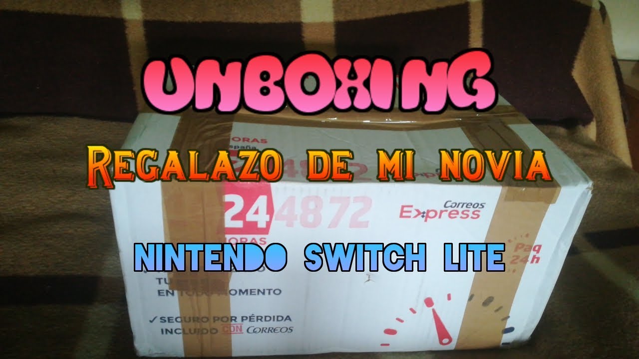 Unboxing - La Nintendo Switch Lite que me envió mi novia xD