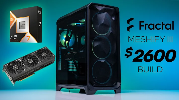 We built a $2600 PC inside of the Fractal Meshify 3 (9800x3D / RTX 5070Ti)