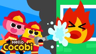 🔥 Little Firefighter | Job Songs | Fire Engine Truck Rescue Safety | Kids Songs | Hello Cocobi screenshot 4
