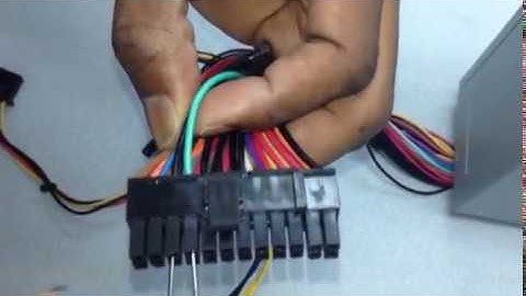 Testing a Power Supply with a Paperclip