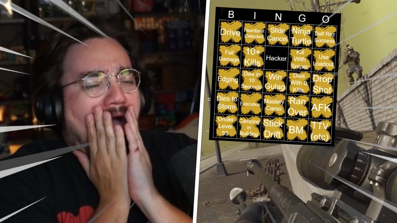 VERDANSK WARZONE BINGO BUT MY LOBBIES ARE PAINFULLY BAD