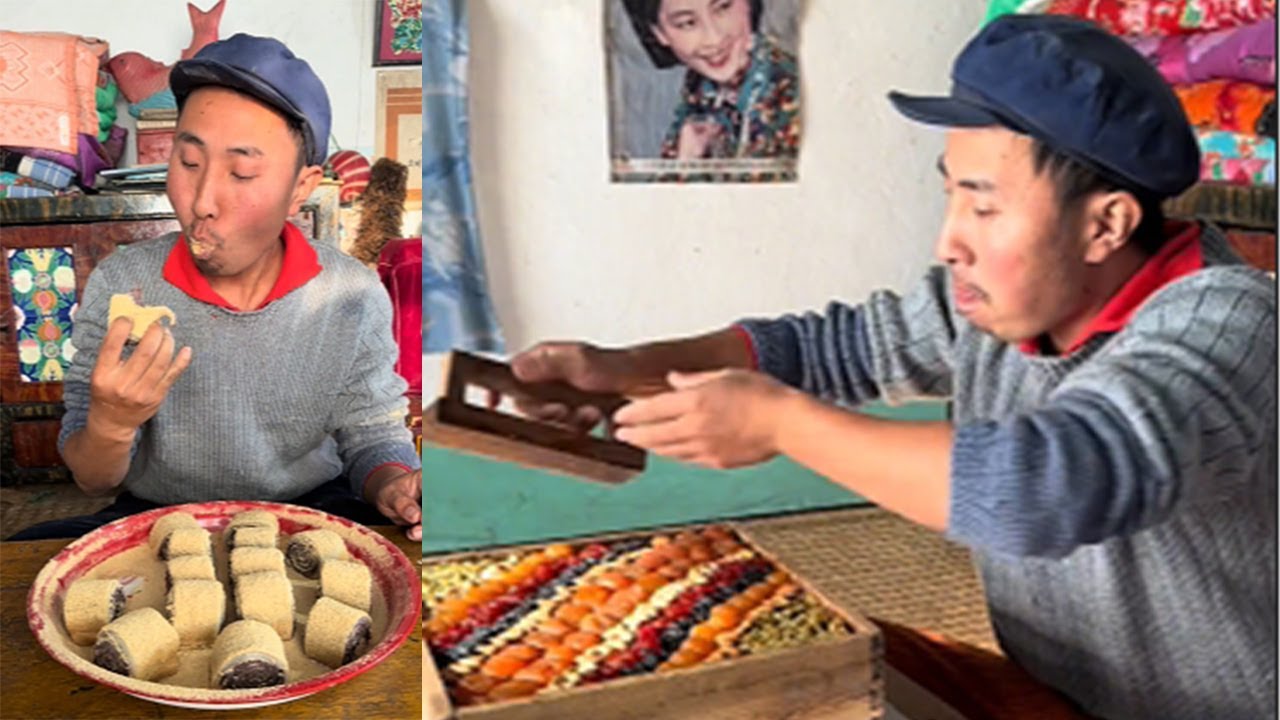 今天我也指望着切糕，发家致富了！#food  #lifestyle