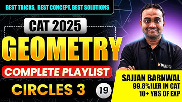 Geometry for CAT: Cyclic Quadrilateral & Circle Tricks | CAT 2025 Geometry Preparation