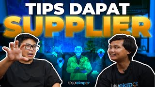 Cara kalian bisa dapetin supplier buat produk ekspor!!