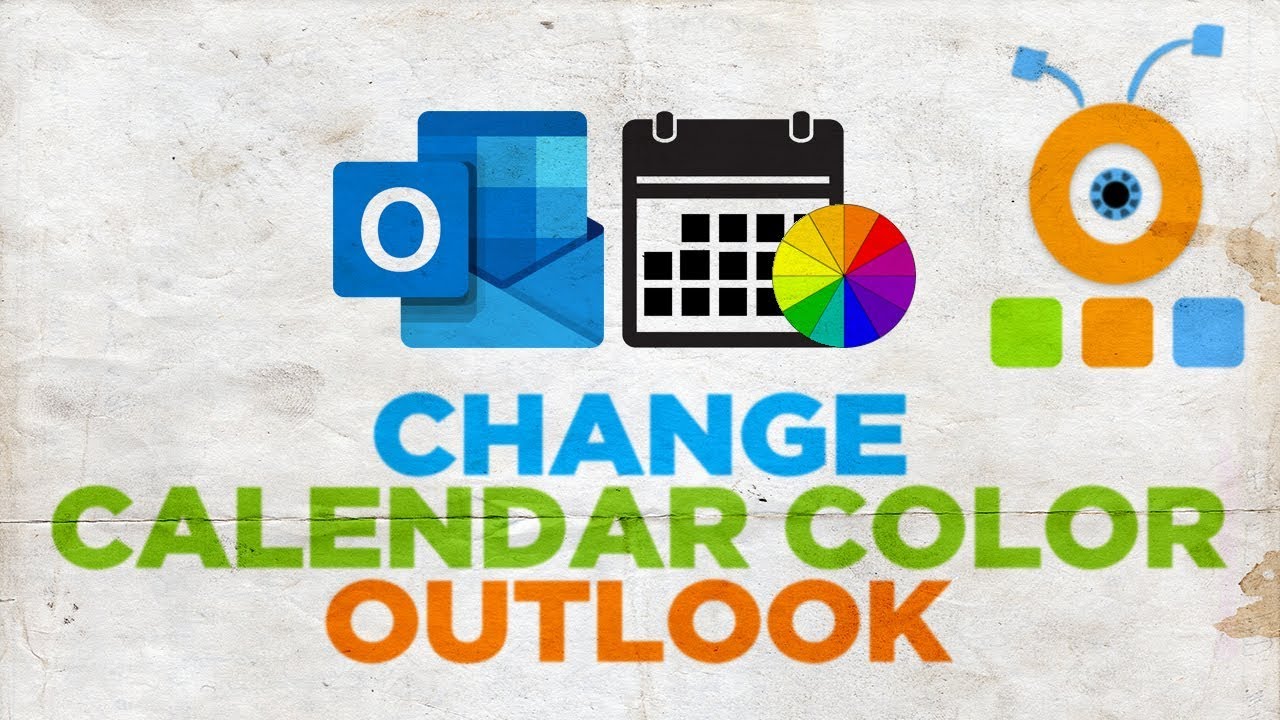 How to Change Calendar Color in Outlook YouTube