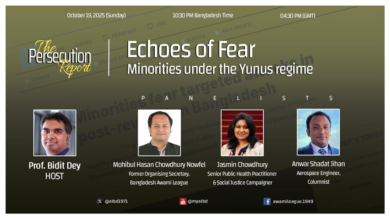 Echoes of Fear: Minorities under the Yunus regime