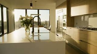 vecteezy modern kitchen interior with island and sunlight 75537200