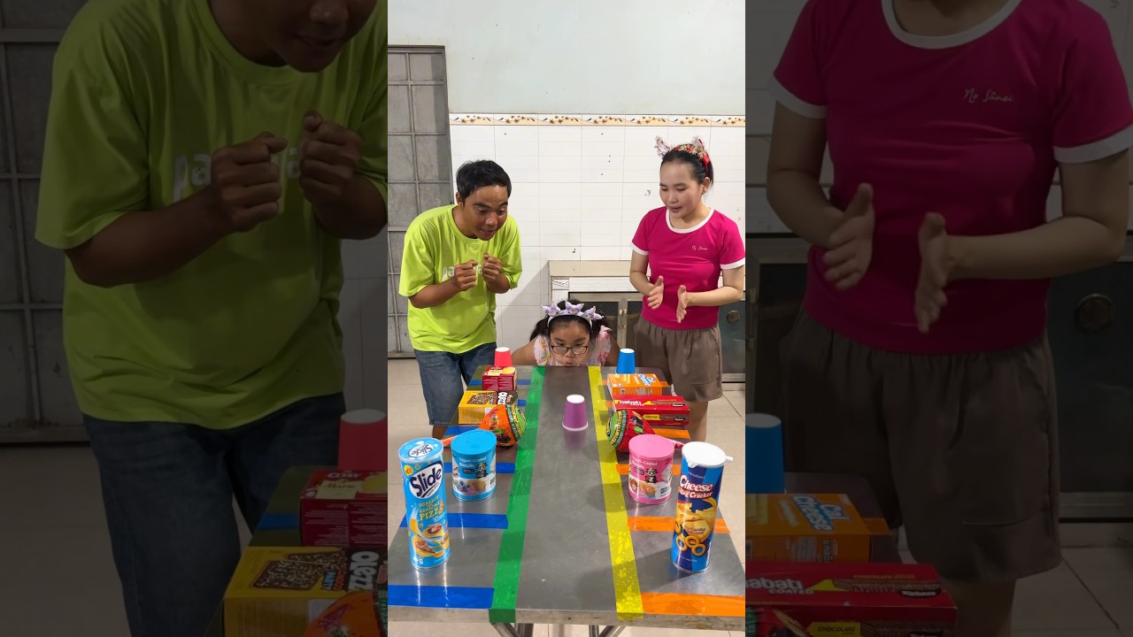 The game cup blowing choose prize