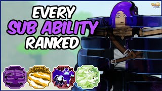 EVERY Sub-Ability RANKED From WORST To BEST | Shindo Life Subjutsu Tier List