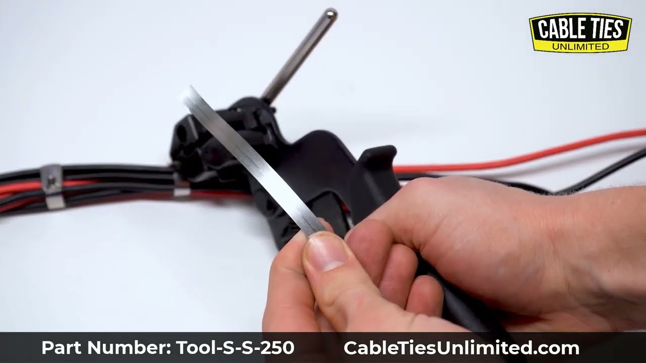 Stainless Steel Cable Tie Tensioning Tool Demo YouTube