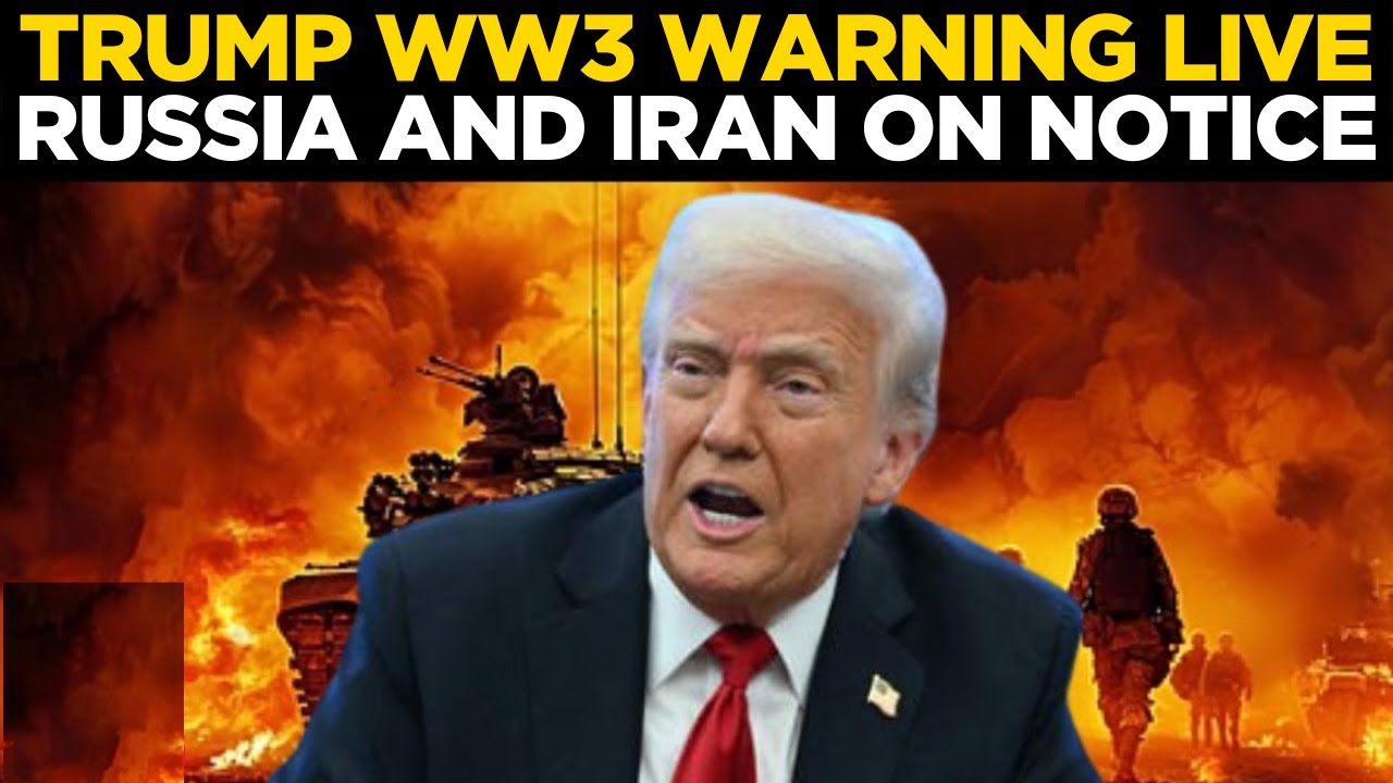 TRUMP WW3 WARNING LIVE | President Trump Addresses Nation on Escalating Global Tensions | Iran
