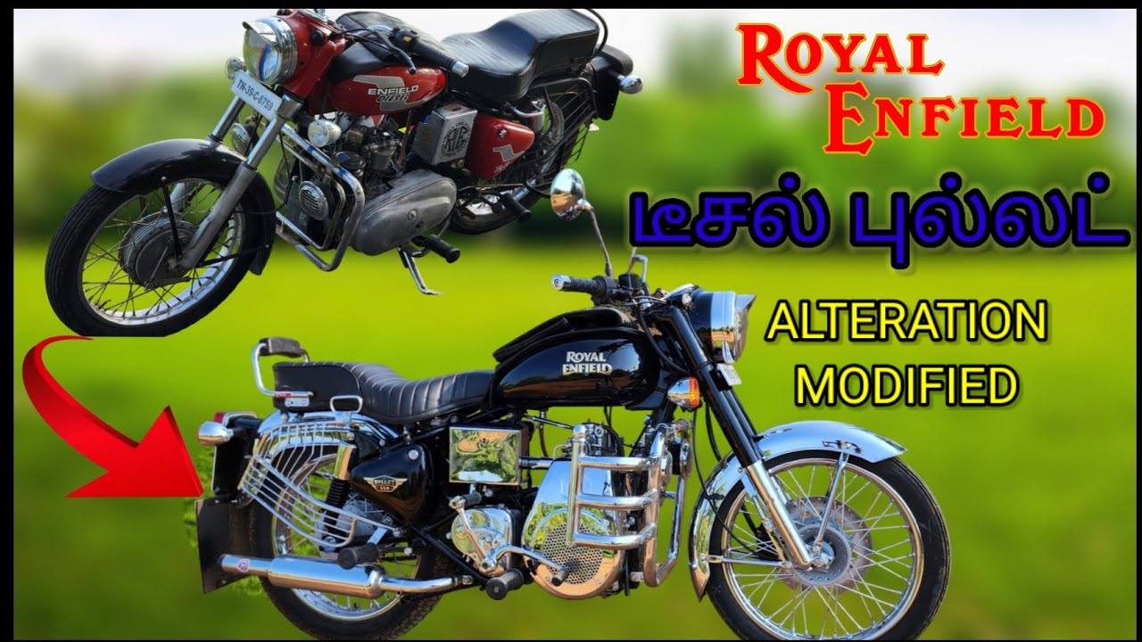ROYAL ENFIELD DIESEL BULLET RESTORATION  MODIFIED TAMIL USER REVIEW